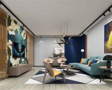 南坪房子裝修硬裝、軟裝為了搭配顏色,設(shè)計師還